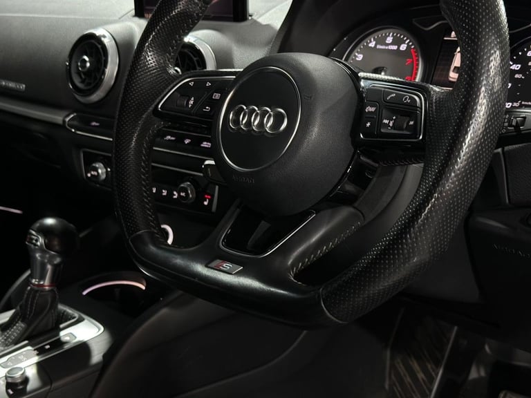 2017 17 AUDI S3 2.0 TFSI BLACK EDITION SALOON 4DR PETROL S TRONIC QUATTRO EURO 6