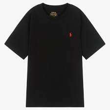 image for Ralph Lauren 3XL Big and Tall Tshirt. Black with red logo. New