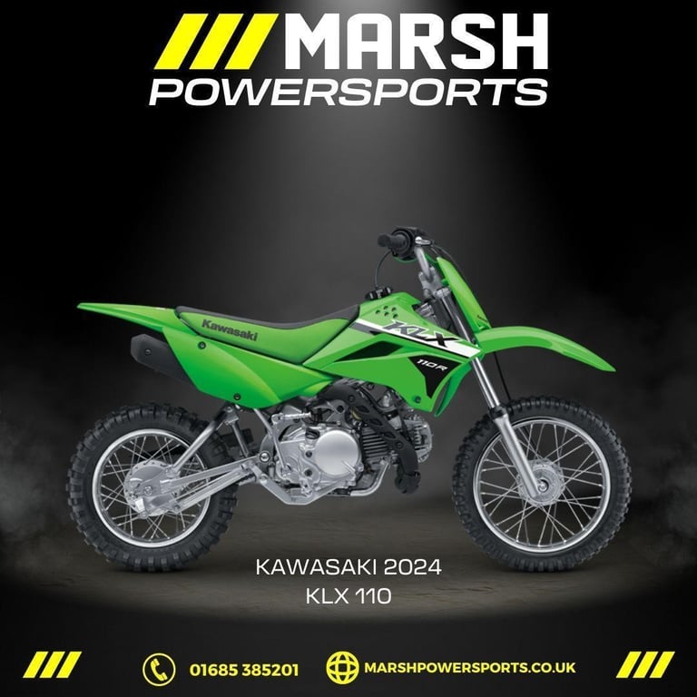 image for Kawasaki KLX 110 2024 Model - Kawasaki Main Dealer - Buy Today!