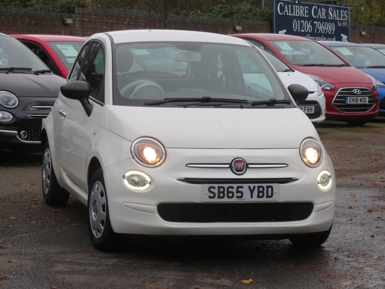 2015 Fiat 500 1.2 Pop 3dr Manual White HATCHBACK Petrol Manual