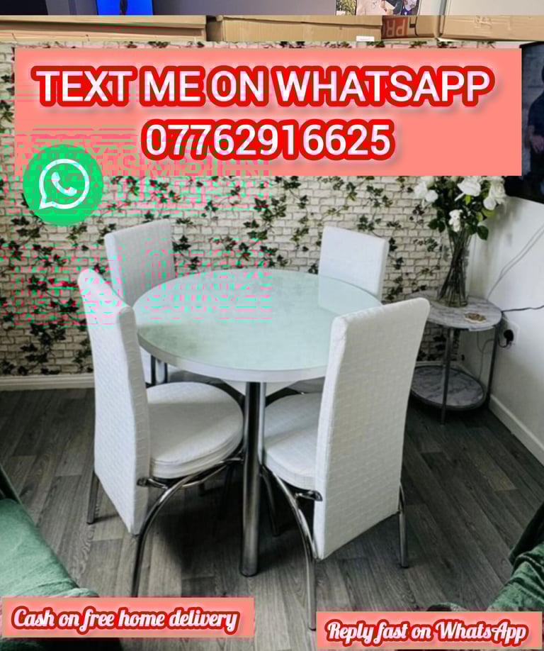 image for Dining table with chairs.