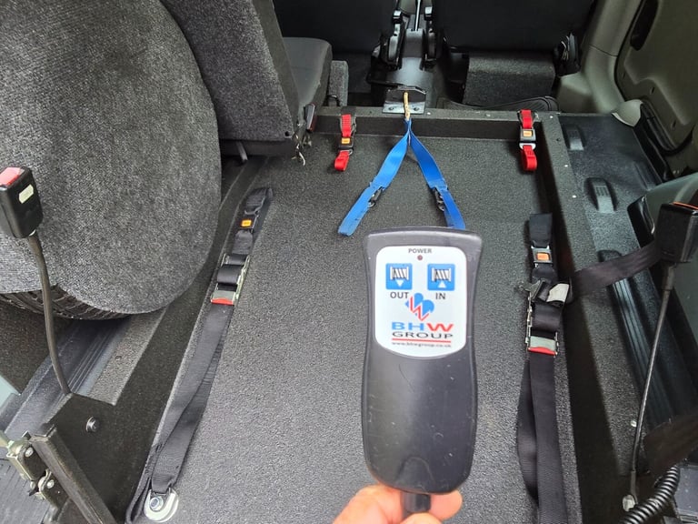2008 Renault Kangoo Wheelchair Accessible Vehicle + 3 Seater + Electric Remote Winch  Wheelchair ...
