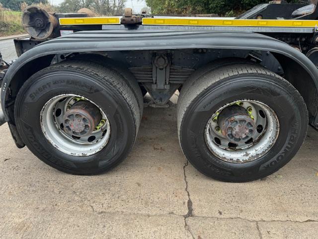 2019 69 DAF CF 480 E6 8x4 Multi-lift Ultima 24 hook loader sheet VBG drawbar