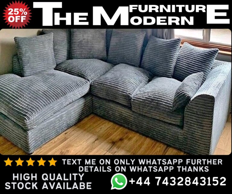 High-quality luxury Cord sofas Available