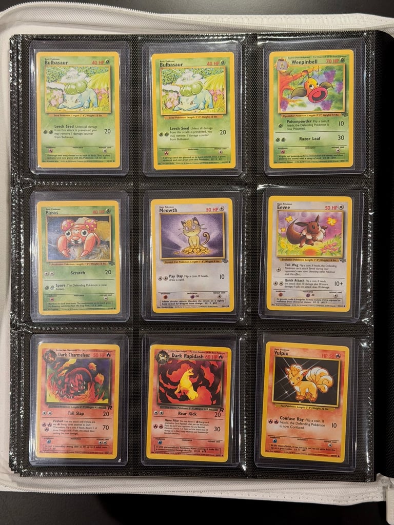252 Pokémon Cards Binder NM – WOTC to Modern, Sealed, Promo EX/SIR Collection - EBAY LISTING
