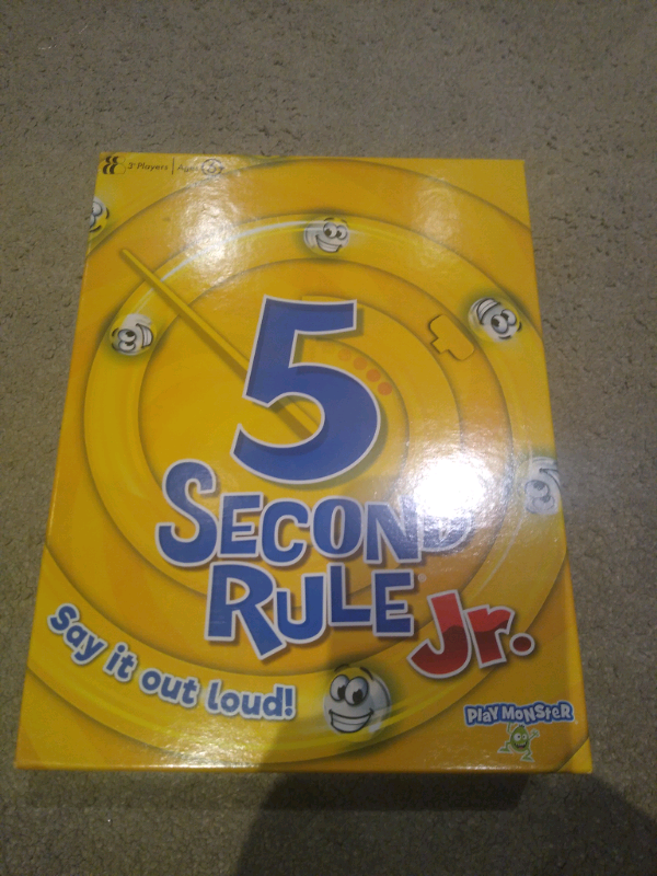 5 second rule junior boardgame