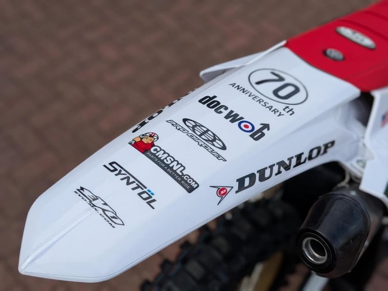 YAMAHA YZ 250 2 STROKE - 70TH ANNIVERSARY DOC WOB VMXDN REPLICA - MIKE BROWN