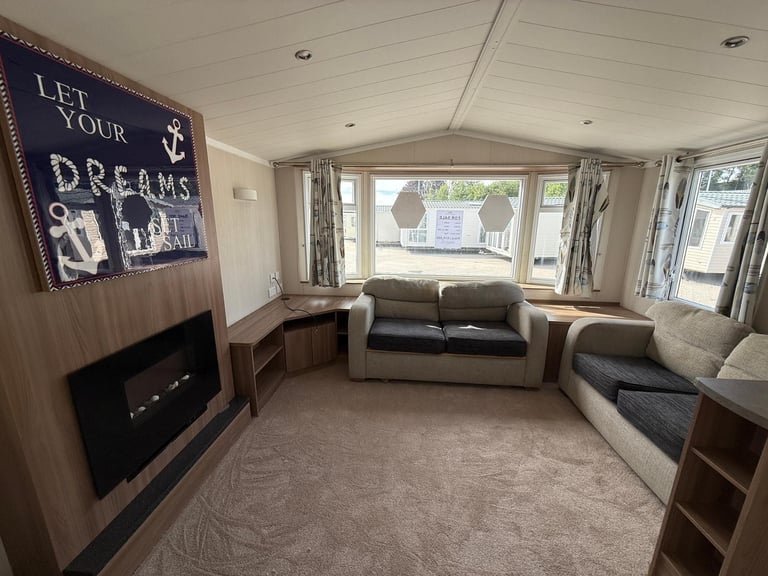 Modern 2 Bed Static Caravan 28x12 – CH, DG – Off Site – Suited to Self Build Use