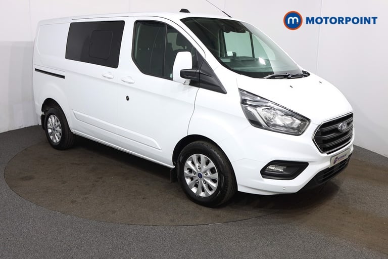 2022 Ford Transit Custom 2.0 EcoBlue 170ps Low Roof D-Cab Limited Van Auto Crew Bus Diesel Automatic