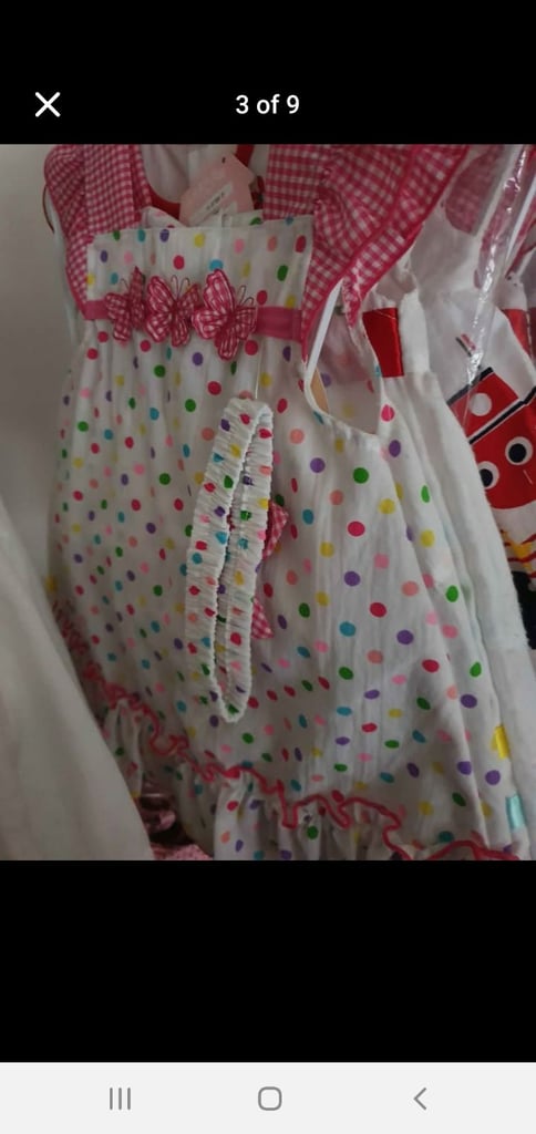 Baby girls bundle of 100 dresses