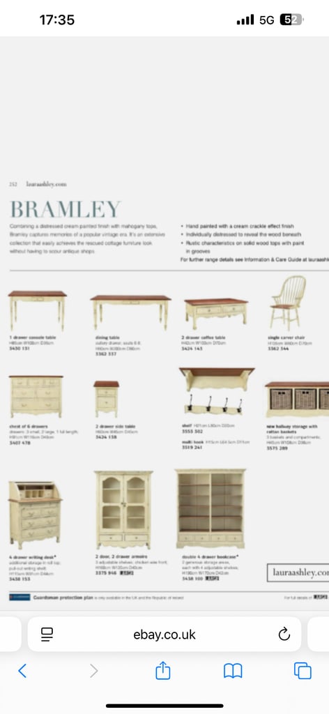 Laura Ashley Bramley side table