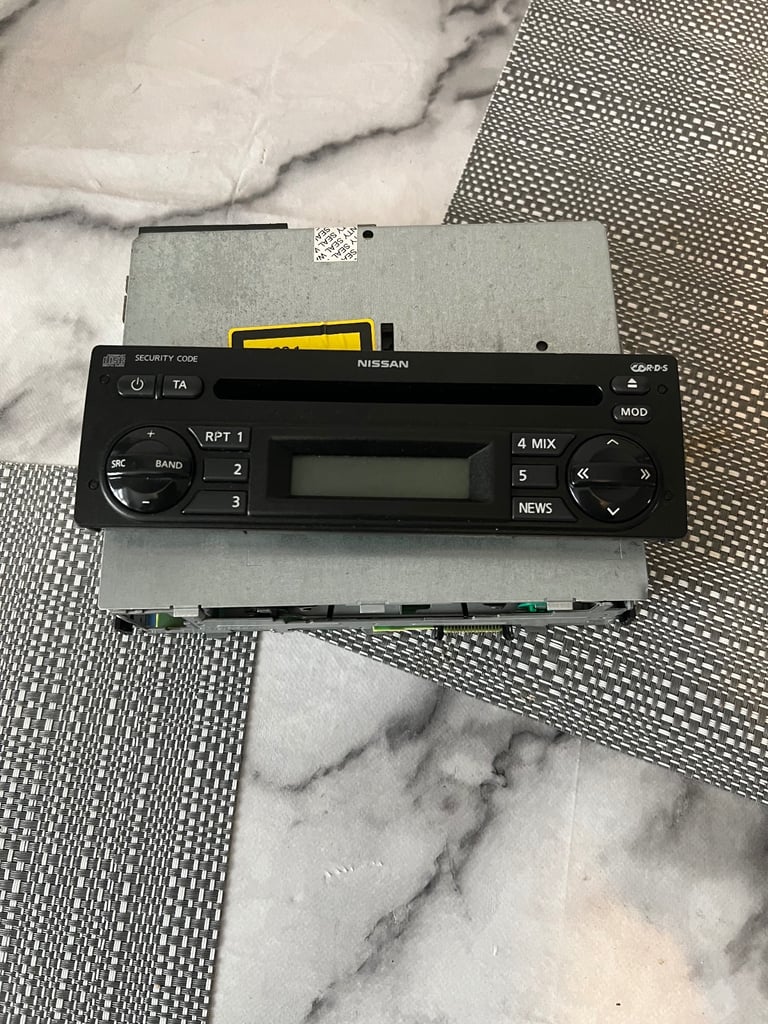 NISSAN NOTE STEREO RADIO CD PLAYER HEAD UNIT 2007