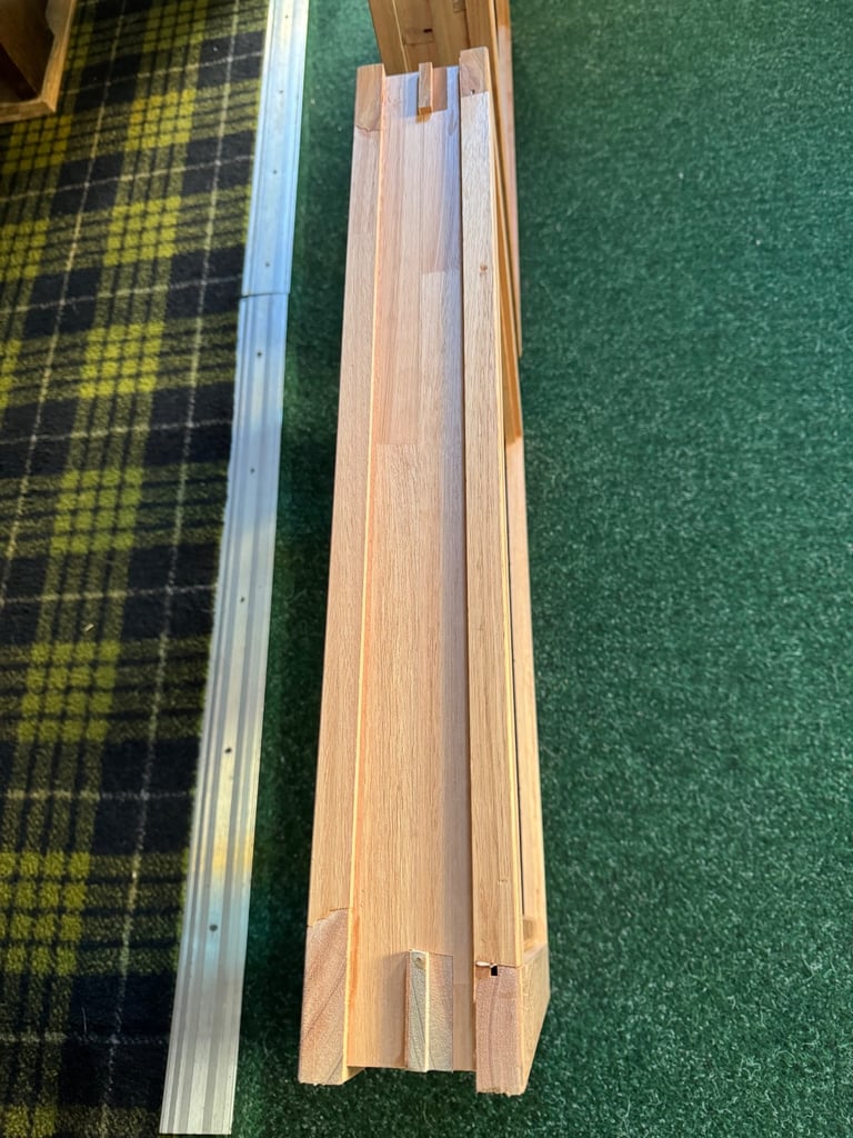 Hardwood stained glass windows 