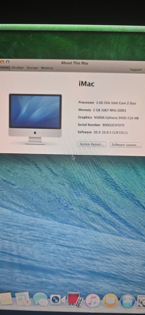 22 inch imac Apple desk top computer