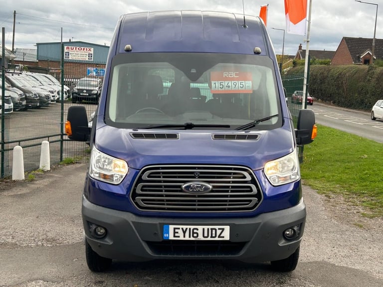 2016 Ford Transit 2.2 TDCi 460 HDT Trend Minibus 5dr Diesel Manual L4 H3 (17 Seats) (196 g/km NA ...