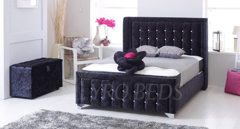 A Selection Of Luxury Double Bed Frames With Memory Mattress Included Available Asap