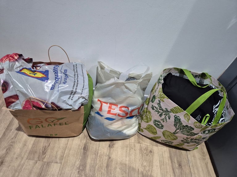image for Women's shoes and clothes bundle (3 bags