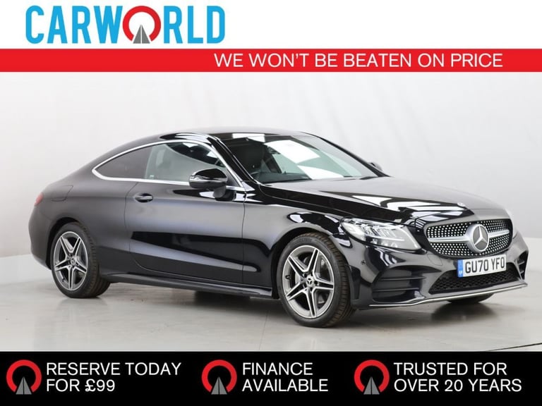 2020 Mercedes-Benz C Class 1.5 C200 MHEV AMG Line Coupe 2dr Petrol G-Tronic+ Euro 6 (s/s) (198 ps...