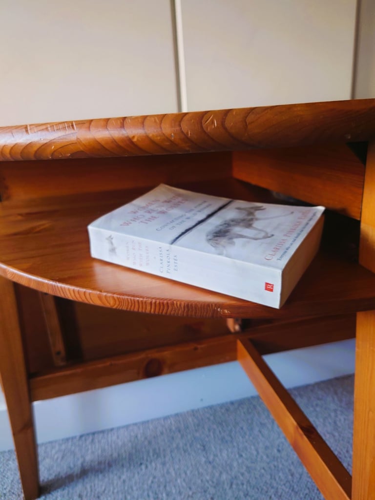 IKEA Drop-Leaf Table solid pine. Dining, Study practical cosy table. 