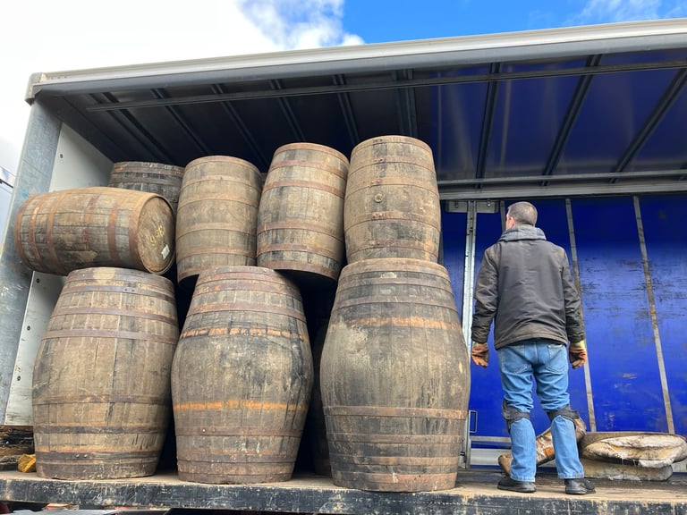 HUGE Ice Bath Oak Barrel Plunge Pool Tub Puncheon Barrels | in ...