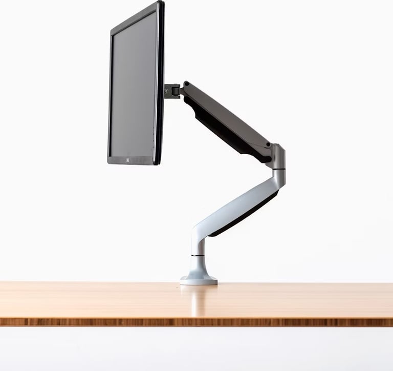 £35: Jarvis Dual Monitor Arm with Laptop Tray by Herman Miller (RRP £175)