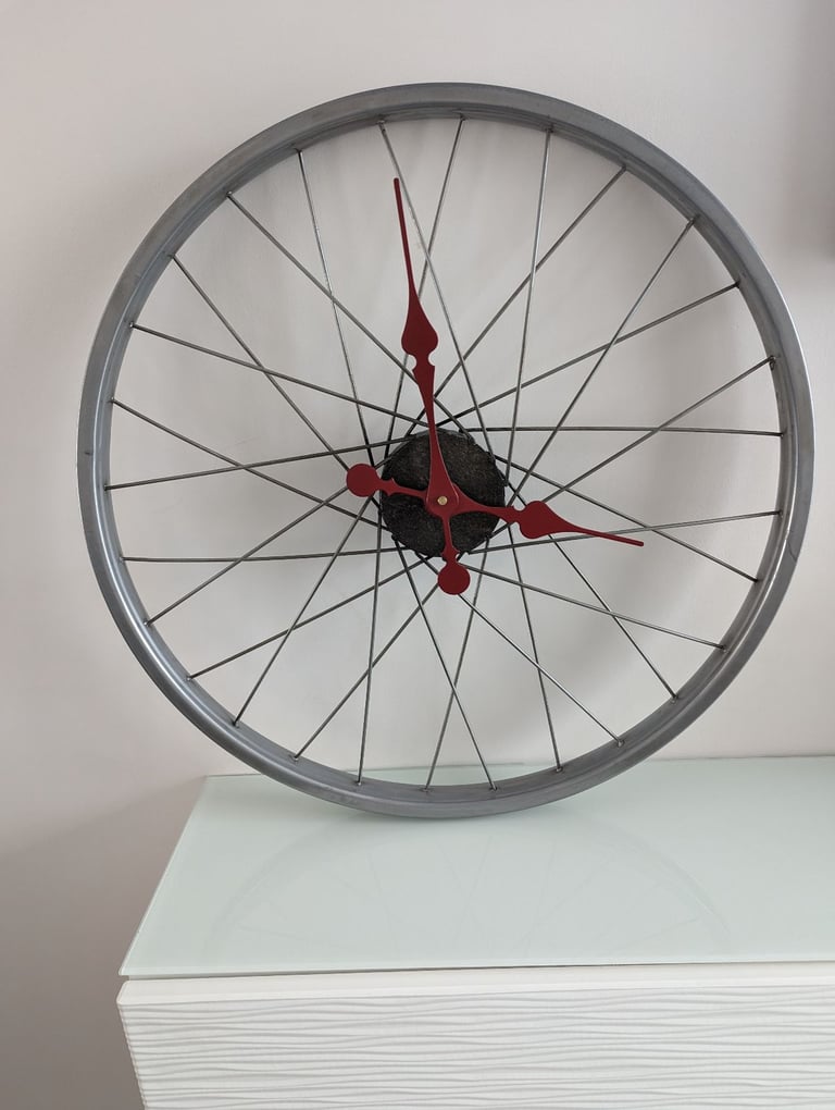 image for Bike Wheel Wall Clock