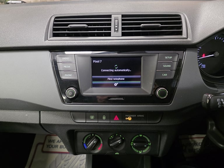 SKODA FABIA 1.0 S Blue Manual Petrol 2017 WARRANTY 12 MONTHS MOT