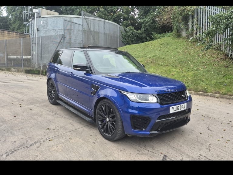 image for 2016 LAND ROVER RANGE ROVER SPORT SVR V8 AUTO SUV BLUE PETROL