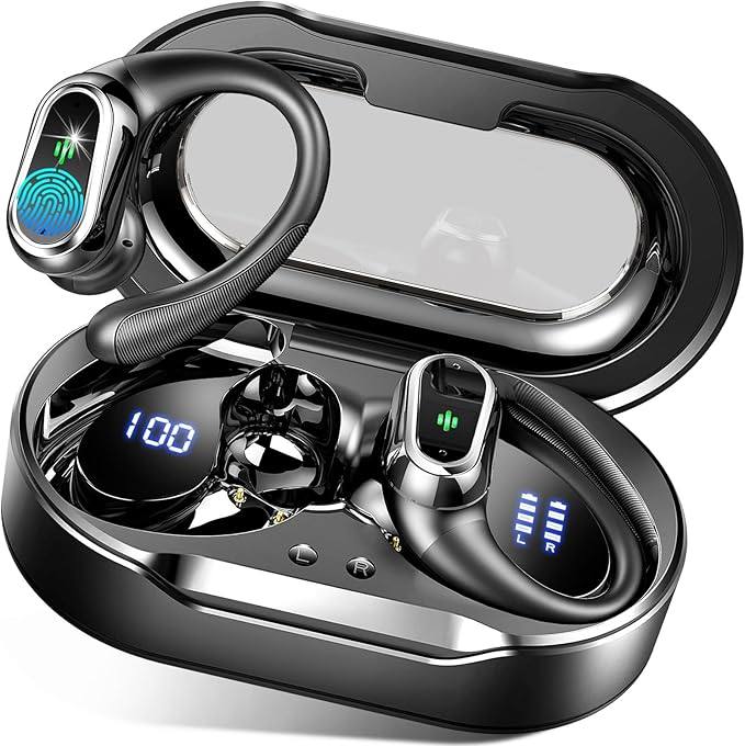 Black Q76 True Wireless Earbuds