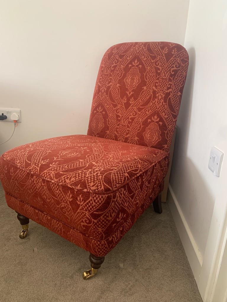 image for Red upholstered chair