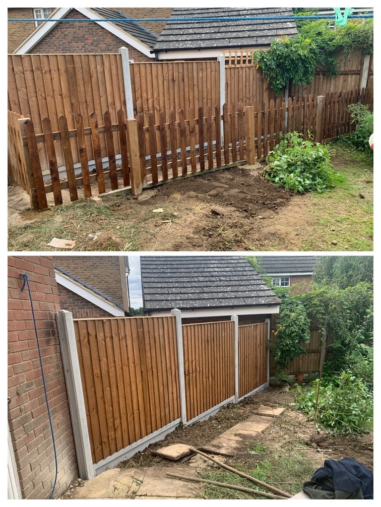 Brand new garden fence panel featheredge pressure treated (6ft by 4ft)