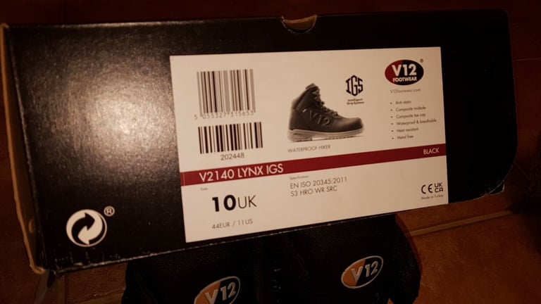 V12 lynx waterproof work boots