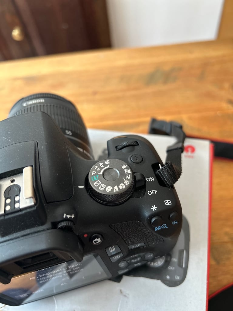 Canon EOS 2000D 24.1MP Digital SLR Camera - Black (Kit with EF/EF-S 18-55 mm...