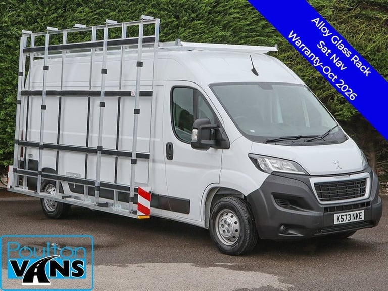 image for 2023 Peugeot Boxer 335 Professional Premium + 2.2HDI 140BHP L3 H2 LWB GLASS RACK VAN, NAV, AIR Gl...