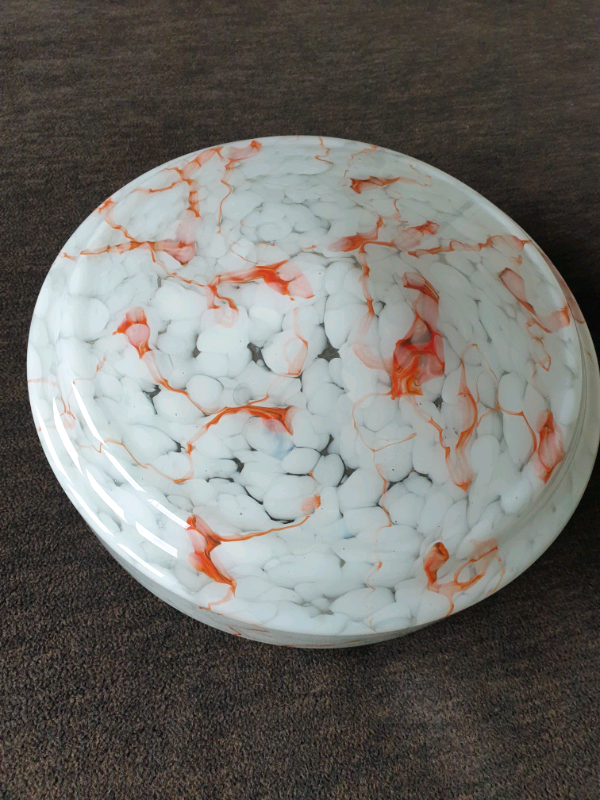 image for Art Deco glass flycatcher lampshade