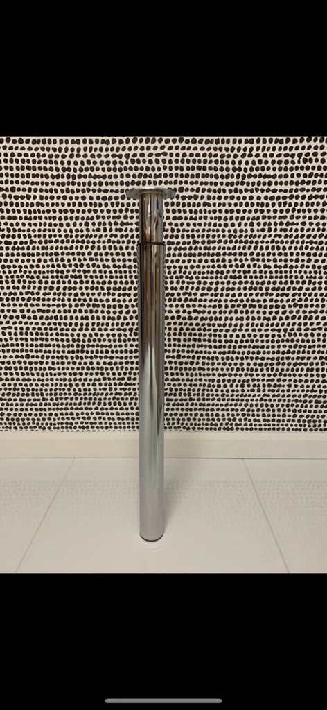 NEW chrome adjustable table/ breakfast bar leg