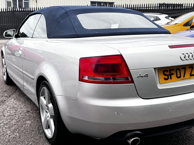 2007 Audi A4 Cabriolet 1.8T S line Multitronic 2dr CONVERTIBLE Petrol Automatic