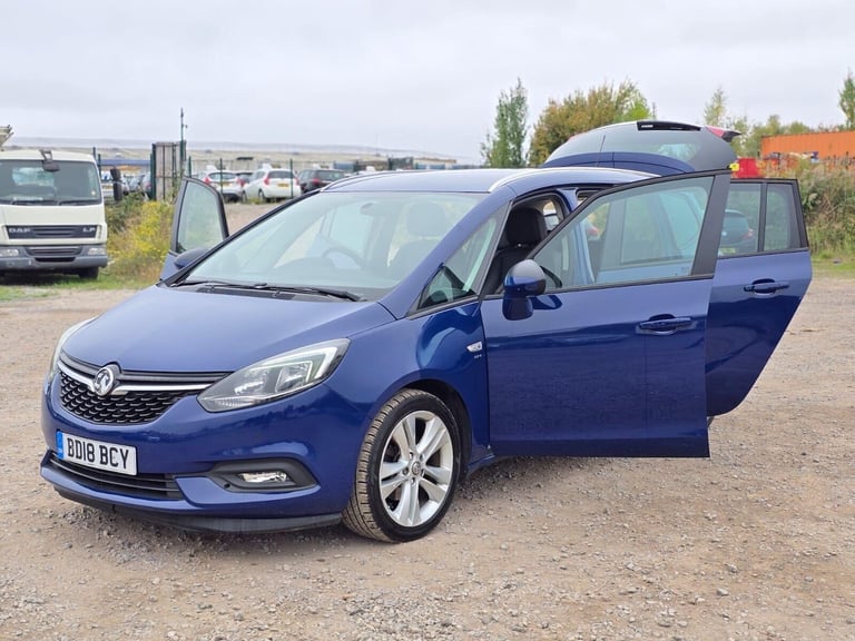 2018 Vauxhall Zafira 1.4i Turbo SRi Nav MPV 5dr Petrol Auto Euro 6 (140 ps) MPV Petrol Automatic
