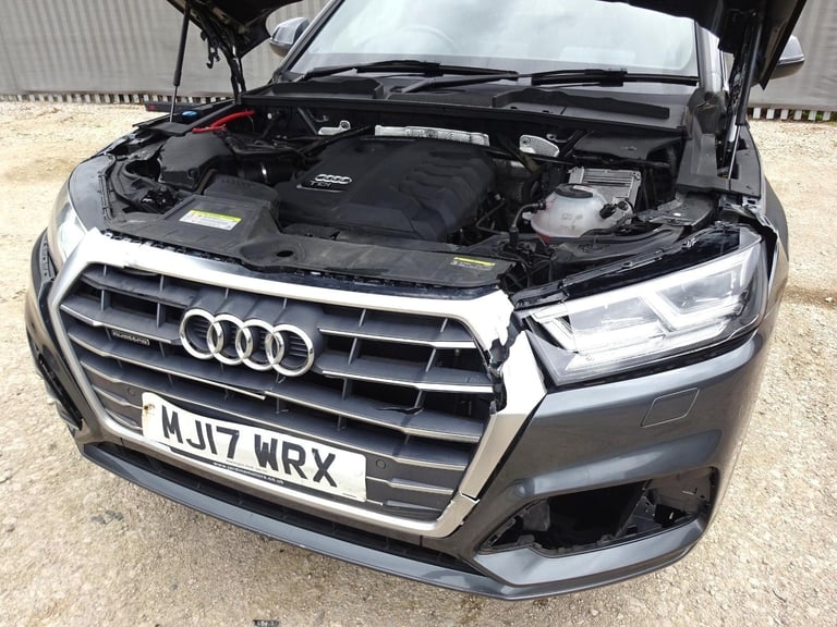 2017 17 REG AUDI Q5 S LINE TDI QUATTRO DIESEL AUTO DAMAGED REPAIRABLE SALVAGE