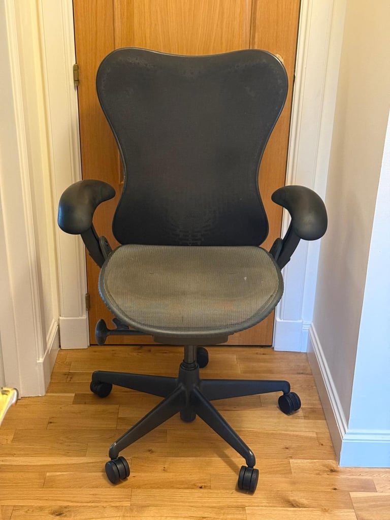 image for Herman Miller Mirra Office Chair Adjustable - Black