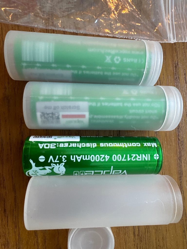 21700 batteries brand new sealed