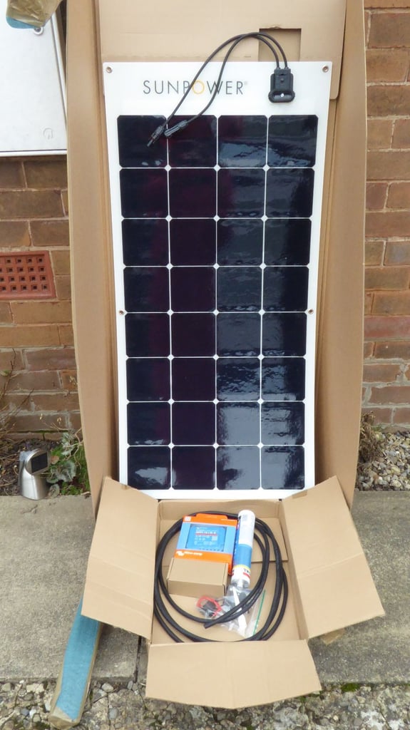 image for Sun Store 110w Semi Flexible 12v Soler Panel Kit