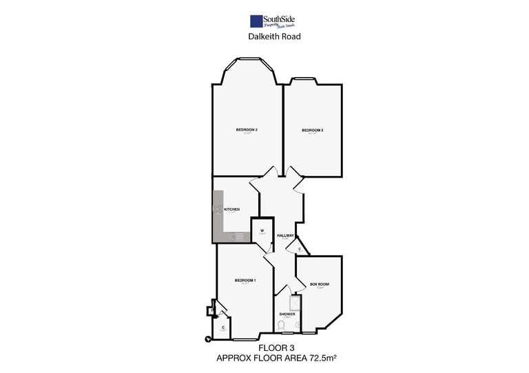 Very spacious, top floor, 3 bedroom, HMO flat - available NOW