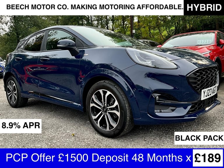 image for 2023 Ford Puma 1.0T EcoBoost MHEV ST-Line Euro 6 (s/s) 5dr HATCHBACK Petrol/Electric Hybrid Manual