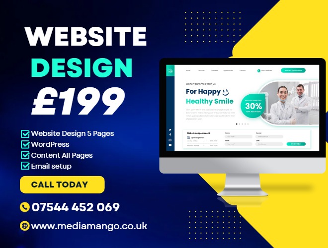 Professional & Responsive Website Design from £199
