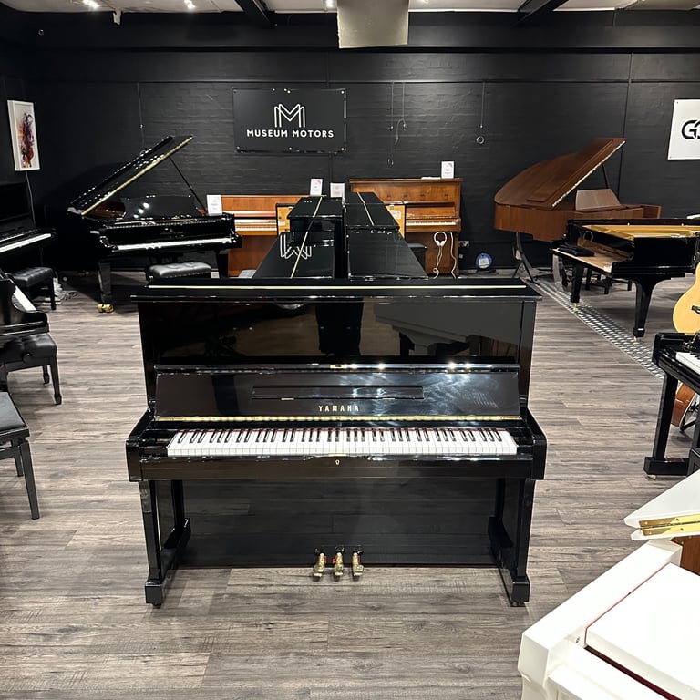 REDUCTION: Yamaha U1 Upright Piano Black | Delivery, Warranty, Stool, Tuning
