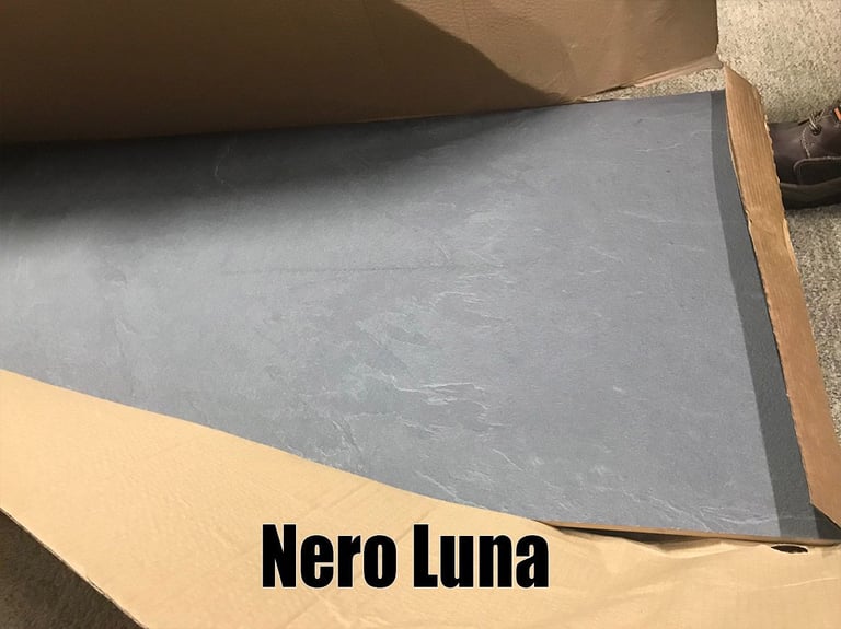 Wren Luxury laminate Kitchen Worktop in Nero Luna - priced to clear