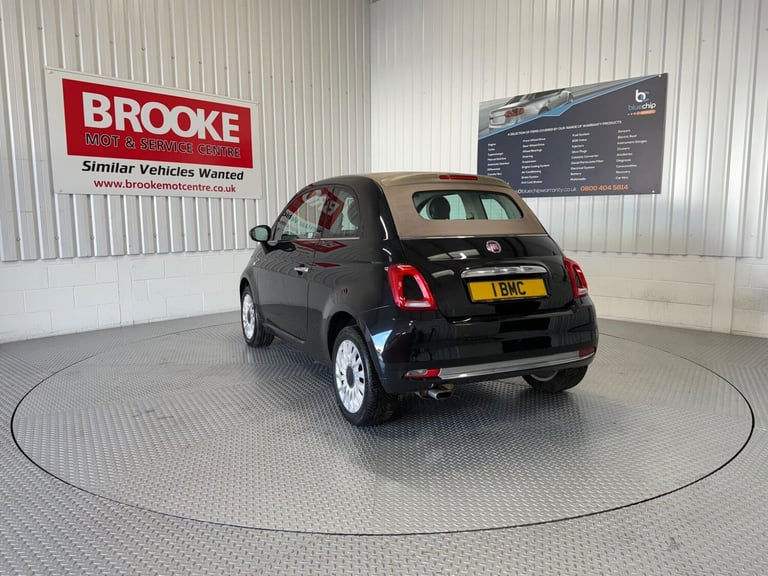 2018 Fiat 500C 1.2 Lounge Euro 6 (s/s) 2dr CONVERTIBLE Petrol Manual