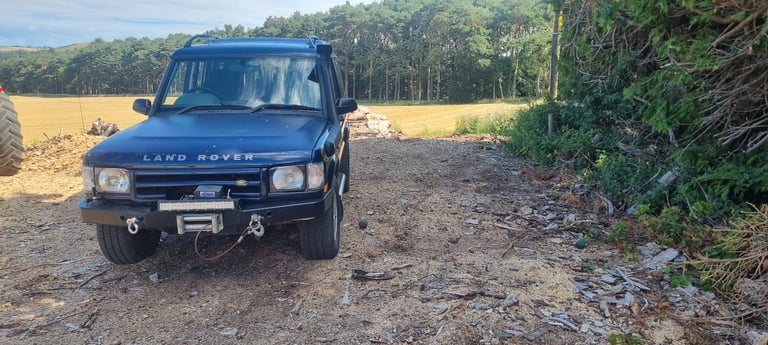 2001 land rover discovery td5  and transporter trailer 