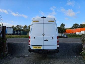 2016 ON 66 PLATE MERCEDES BENZ SPRINTER 516CDI TRW LWB DIESEL CREW VAN ULEZ FREE